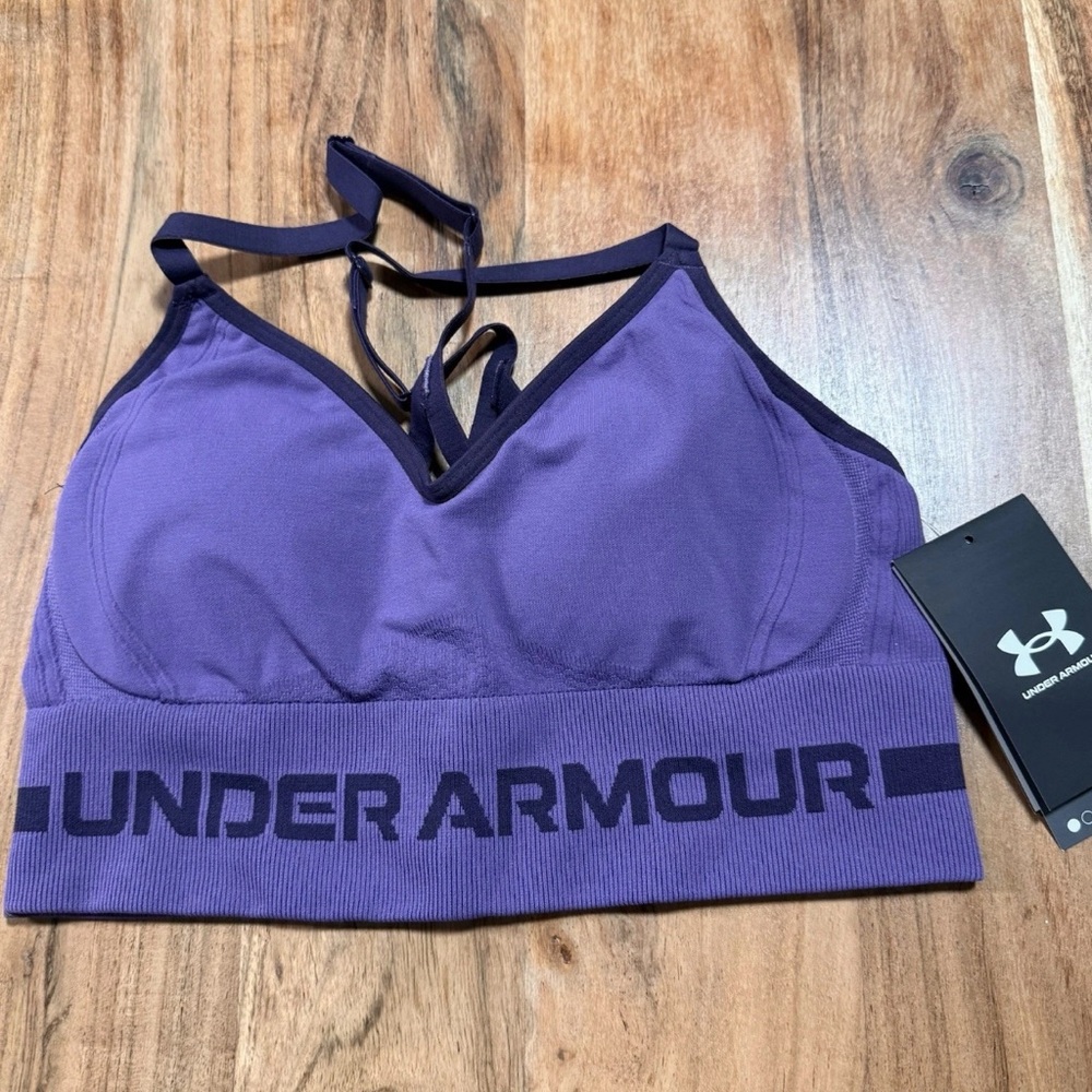 Under Armour Women's Violet Sports Bra Size XS NWT